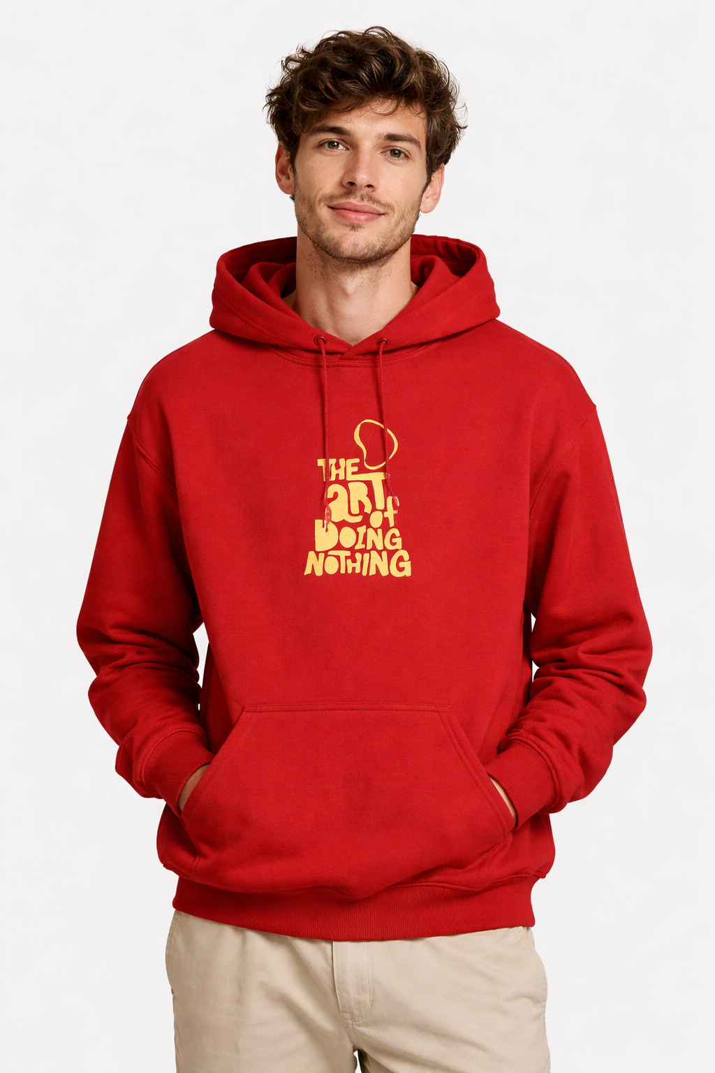 Qlothe men the art of doing nothing Hoodie